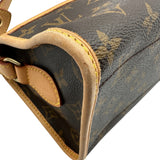 ルイ・ヴィトン LOUIS VUITTON ポパンクール・ロン M40008 ブラウン モノグラム/レザー レディース ショルダーバッグ