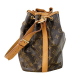 ルイ・ヴィトン LOUIS VUITTON プチ・ノエ M42226 ブラウン モノグラム レディース ショルダーバッグ