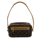 ルイ・ヴィトン LOUIS VUITTON ポシェット・シテ M51183 ブラウン モノグラムキャンバス/レザー レディース ショルダーバッグ