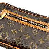 ルイ・ヴィトン LOUIS VUITTON ポシェット・シテ M51183 ブラウン モノグラムキャンバス/レザー レディース ショルダーバッグ