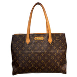 ルイ・ヴィトン LOUIS VUITTON ウィルシャーMM M45644 ブラウン モノグラム レディース トートバッグ