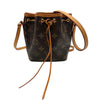 ルイ・ヴィトン LOUIS VUITTON ナノ・ノエ M41346 ブラウン モノグラムキャンバス レディース ショルダーバッグ