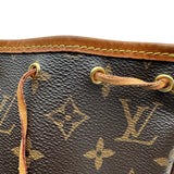 ルイ・ヴィトン LOUIS VUITTON ナノ・ノエ M41346 ブラウン モノグラムキャンバス レディース ショルダーバッグ