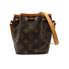 ルイ・ヴィトン LOUIS VUITTON ナノ・ノエ M41346 ブラウン モノグラムキャンバス レディース ショルダーバッグ