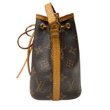 ルイ・ヴィトン LOUIS VUITTON ナノ・ノエ m41346 ブラウン モノグラム レディース ショルダーバッグ