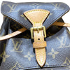 ルイ・ヴィトン LOUIS VUITTON ミニ・モンスリ M51137 ブラウン モノグラム/レザー レディース リュック・デイパック