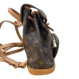 ルイ・ヴィトン LOUIS VUITTON ミニ・モンスリ M51137 ブラウン モノグラム/レザー レディース リュック・デイパック