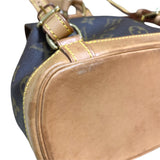 ルイ・ヴィトン LOUIS VUITTON ミニ・モンスリ M51137 ブラウン モノグラム/レザー レディース リュック・デイパック