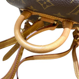 ルイ・ヴィトン LOUIS VUITTON ミニ・モンスリ M51137 ブラウン モノグラム/レザー レディース リュック・デイパック