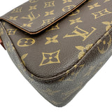 ルイ・ヴィトン LOUIS VUITTON ミニ・ルーピング M51147 ブラウン モノグラム・キャンバス レディース ショルダーバッグ