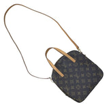 ルイ・ヴィトン LOUIS VUITTON スポンティーニ M47500 ブラウン モノグラム/レザー レディース ショルダーバッグ