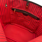 ルイ・ヴィトン LOUIS VUITTON ネヴァーフルMM N41358 ブラウン ダミエ/レザー レディース トートバッグ
