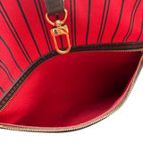 ルイ・ヴィトン LOUIS VUITTON ネヴァーフルMM N41358 ブラウン ダミエ/レザー レディース トートバッグ