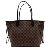 ルイ・ヴィトン LOUIS VUITTON ネヴァーフルMM N41358 ブラウン ダミエ/レザー レディース トートバッグ