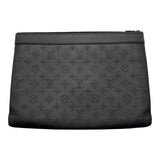 ルイ・ヴィトン LOUIS VUITTON ポシェット・ディスカバリー M62903 ブラック モノグラムシャドウ/レザー メンズ クラッチバッグ