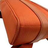 エルメス HERMES アカプルコ サックアド オレンジ シルバー金具 トワル/ナイロンキャンバス レディース リュック・デイパック