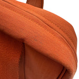 エルメス HERMES アカプルコ サックアド オレンジ シルバー金具 トワル/ナイロンキャンバス レディース リュック・デイパック