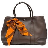 エルメス HERMES ガーデンツイリーTPM □I刻印 ハバナ/シルバー金具 スイフト レディース トートバッグ
