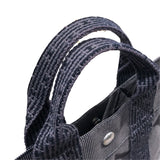エルメス HERMES エールライントートPM グレー ナイロンキャンバス レディース トートバッグ