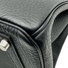 エルメス HERMES バーキン30 U刻印 ブラック シルバー金具 トゴ レディース ハンドバッグ