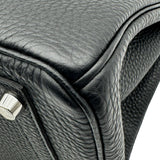 エルメス HERMES バーキン30 U刻印 ブラック シルバー金具 トゴ レディース ハンドバッグ