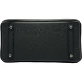 エルメス HERMES バーキン30 U刻印 ブラック シルバー金具 トゴ レディース ハンドバッグ