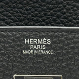 エルメス HERMES バーキン30 U刻印 ブラック シルバー金具 トゴ レディース ハンドバッグ