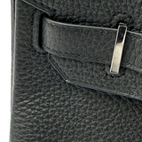 エルメス HERMES バーキン30 U刻印 ブラック シルバー金具 トゴ レディース ハンドバッグ