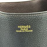 エルメス HERMES ドゥブルセンス45 □J刻印 ショコラ/ブラック トリヨン メンズ トートバッグ
