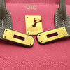 エルメス HERMES バーキン30 パーソナルオーダー A刻印 ローズアザレ/エトゥープ マットゴールド金具 エプソン レディース ハンドバッグ