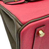 エルメス HERMES バーキン30 パーソナルオーダー A刻印 ローズアザレ/エトゥープ マットゴールド金具 エプソン レディース ハンドバッグ