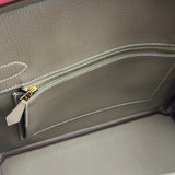 エルメス HERMES バーキン30 パーソナルオーダー A刻印 ローズアザレ/エトゥープ マットゴールド金具 エプソン レディース ハンドバッグ