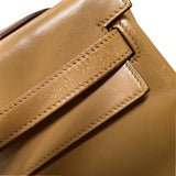 エルメス HERMES ケリー32 内縫い □A刻 ナチュラル ゴールド金具 シャモニー レディース ショルダーバッグ