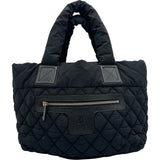 シャネル CHANEL コココクーントートPM A148611 13番台 ブラック ナイロン レディース ハンドバッグ