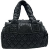 シャネル CHANEL コココクーンミニボストンバッグ A48619 16番台 ブラック ナイロン レディース ボストンバッグ