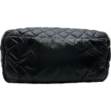 シャネル CHANEL コココクーンミニボストンバッグ A48619 16番台 ブラック ナイロン レディース ボストンバッグ