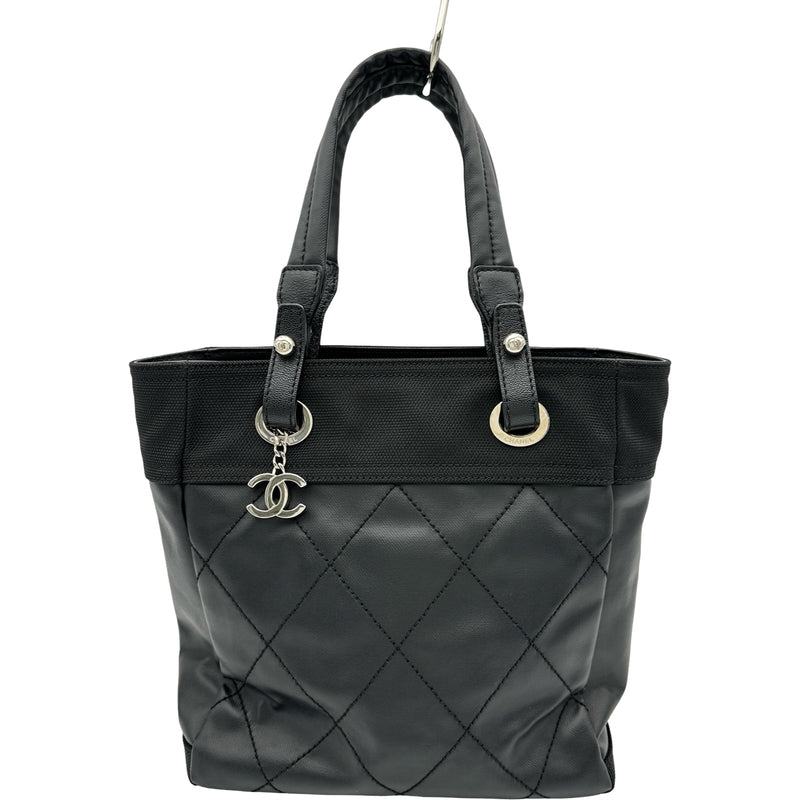 シャネル CHANEL パリビアリッツトートPM A34208 12番台 ブラック