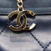 シャネル CHANEL パリビアリッツトートPM A34208　15番台 ネイビー ×シルバー金具 PVC×レザー レディース トートバッグ