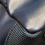シャネル CHANEL パリビアリッツトートPM A34208　15番台 ネイビー ×シルバー金具 PVC×レザー レディース トートバッグ