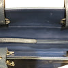 シャネル CHANEL パリビアリッツトートPM A34208　15番台 ネイビー ×シルバー金具 PVC×レザー レディース トートバッグ