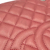 シャネル CHANEL PSTチェーンハンドバッグ A50994 ローズウッド シルバー金具 キャビアスキン レディース トートバッグ
