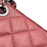 シャネル CHANEL PSTチェーンハンドバッグ A50994 ローズウッド シルバー金具 キャビアスキン レディース トートバッグ