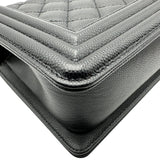 シャネル CHANEL ボーイシャネル25 A670806 ブラック ゴールド金具 キャビアスキン レディース ショルダーバッグ