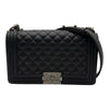 シャネル CHANEL ボーイシャネル25 A67086 ブラック シルバー金具 ラムスキン レディース ショルダーバッグ
