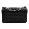 シャネル CHANEL ボーイシャネル25 A67086 ブラック シルバー金具 ラムスキン レディース ショルダーバッグ