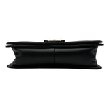 シャネル CHANEL ボーイシャネル25 A67086 ブラック シルバー金具 ラムスキン レディース ショルダーバッグ