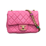 シャネル CHANEL マトラッセ　ミニフラップバッグ 8桁31番台 ラム レディース ショルダーバッグ