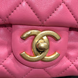 シャネル CHANEL マトラッセ　ミニフラップバッグ 8桁31番台 ラム レディース ショルダーバッグ