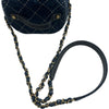 シャネル CHANEL ココマーク チェーンバニティバッグ AS1336 29番台 インディゴ ゴールド金具 デニム レディース ショルダーバッグ