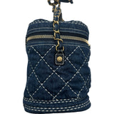 シャネル CHANEL ココマーク チェーンバニティバッグ AS1336 29番台 インディゴ ゴールド金具 デニム レディース ショルダーバッグ